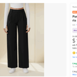 Pantalón Recto de Moda Maria Bela Modelo Tiel